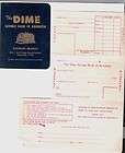 Vintage Dime Savings Bank of Brooklyn Flatbush Branch Savings Book 