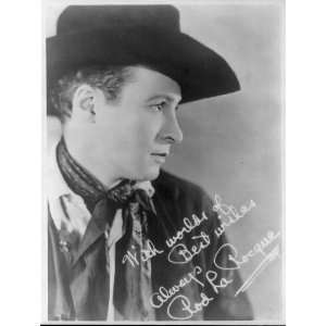  Rod La Rocque,1898 1969,American actor,Cowboy hat