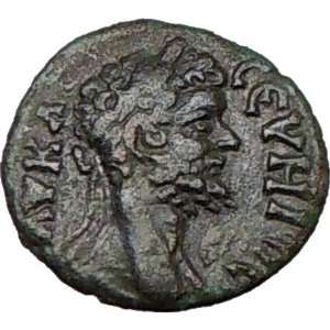 SEPTIMIUS SEVERUS 193AD Authentic Ancient Genuine Roman Coin SERPENT 