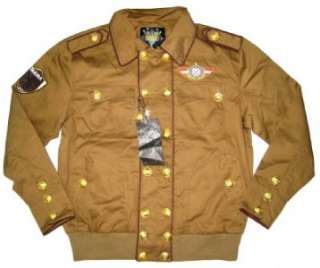 Brown Aviator Military Style Flight Jacket by HAMA 2XL  