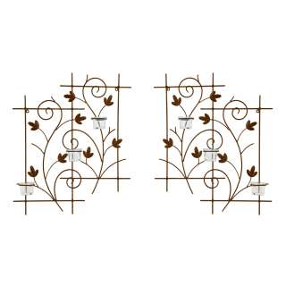 Wrought Iron Votive CandleHolder Wall Candle Sconce S2  