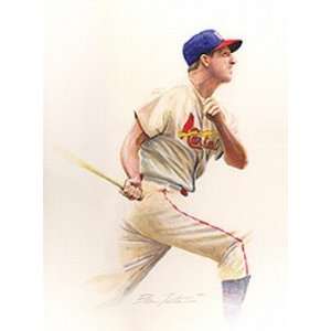 Stan Musial St. Louis Cardinals Giclee on Canvas