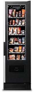 frozen food vending machine vends ice cream, frozen sandwiches, meals 