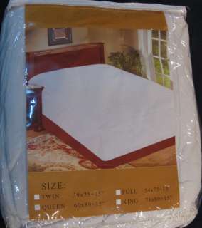  ALL SIZES ~ Quilted MATTRESS Pad Protector NIP  