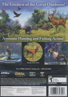   OUTDOOR ADVENTURES Hunting Fishing PC Game NEW 047875357556  