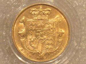 1837 WILLIAM IV GOLD FULL SOVEREIGN COIN DOUBLE STRUCK  