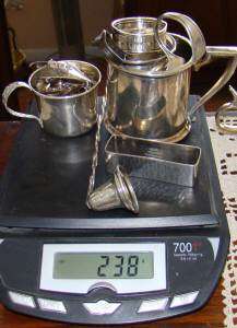   /RESELL LOT SOLID STERLING SILVER/238 grams~7.65 troy ounces~CUPS+