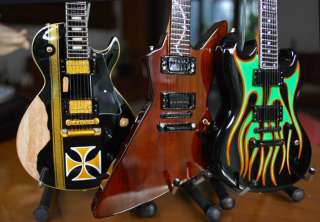 Miniature Guitar James Hetfield Metallica Set of 3 CGN  