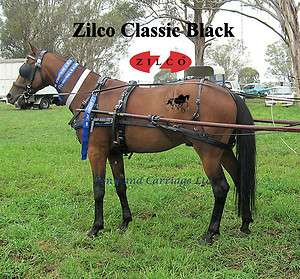   Classic Carriage Driving Horse Harness Std Collar Sliding Backband
