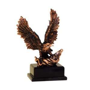  Eagle w/ American flag sculpture 