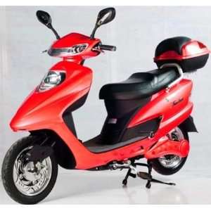  Red 500 Watt Electric Scooter Moped: Sports & Outdoors