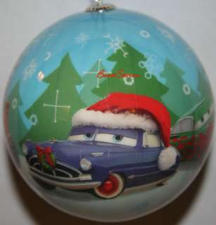   Lightning McQueen Tow Mater Ball Christmas Ornament NEW RARE  