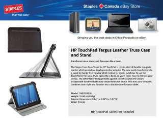 HP TouchPad Targus Leather Truss Case and Stand  