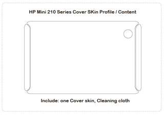 SGP Laptop Skin 3D Carboon Pattern HP mini 210  