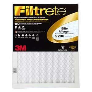   24.6) Filtrete 2200 Elite Allergen Reduction Filter by 3M (4 Pack
