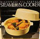 NIB NEW MICROWAVE STEAMER N COOK​ER 4 PC. SET  2 COVERED DISHES 