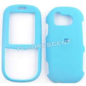 : SAMSUNG Intensity u450 Fluorescent Solid Light Blue Hard Case/Cover 