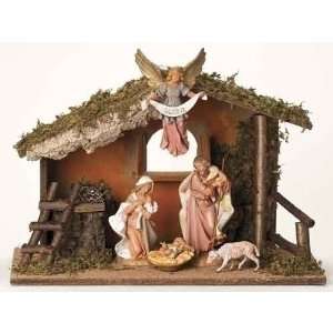 Fontanini 7.5 Religious 5 Piece Christmas Nativity Set with Italian 