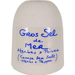   Sea Salt and Herbs in Crock   7 oz  Grocery & Gourmet Food