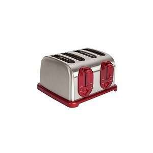 KALORIK TO 30865 Toaster   4 Slice   Red Spray  Kitchen 