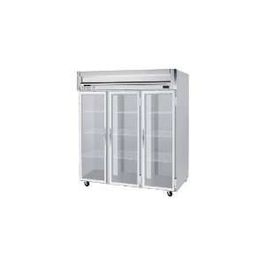 Beverage Air HF3 5G   Freezer, 3 Glass Full Doors, Stainless Front 