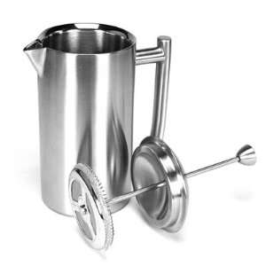  Brushed Stainless Steel 11 fl. oz. French Press
