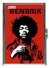 JIMI HENDRIX RED BACKGROUND ID Holder, Cigarette Case or Wallet MADE 