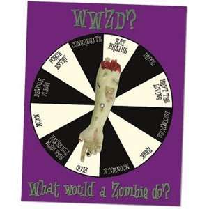    What Would a Zombie Do? Spin Folder w/Spinner Toys & Games