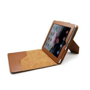   Genuin Leather Case for Ipad with Kick Stand