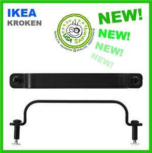 NEW IKEA Kroken Drawer Pull Door Handle Knob Black NIP  