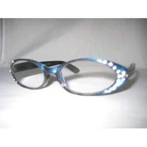    Rhinestone Reading Glasses , +2.50 , Blue Frame: Everything Else