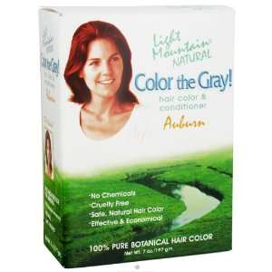   Mountain Hennagray Color & Conditioner for Gray Hair Auburn 7 oz