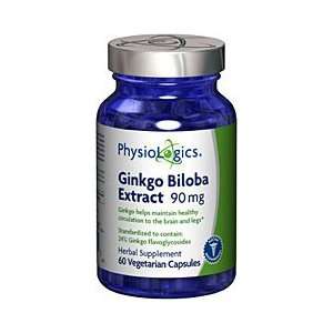 Ginkgo Biloba Extract Vegetarian Formula 90 mg 60 Vegetarian Capsules