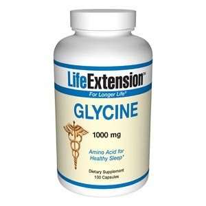 Life Extension Glycine 1000mg 100 Caps Health & Personal 
