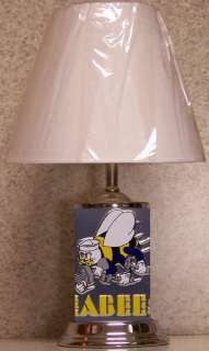 Military Table Lamp Navy Seabees NEW with shade  