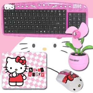  (Pink) + Hello Kitty USB Optical Mouse #81309 + Hello Kitty Desktop 