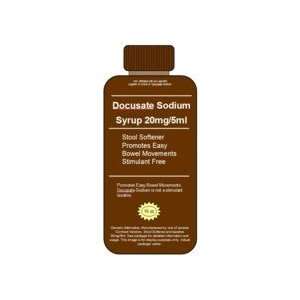  Docusate Sodium Stool Softener Syrup 20mg/5ml 16oz Health 
