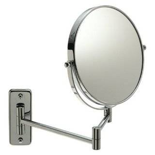 Jerdon JP7506CF 8 Inch Wall Mirror, 5X Magnification, Chrome Finish by 