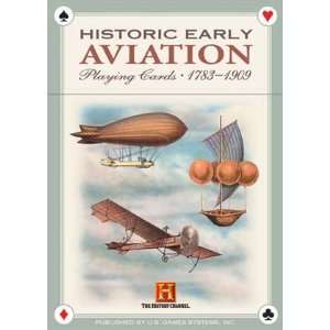  Historic Early Aviation Playing Cards 1783 1909