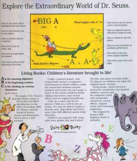 Dr. Seuss ABC MAC PC CD ROM alphabet songs letters kids words, phrases 
