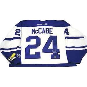 Bryan McCabe autographed Hockey Jersey (Toronto Maple Leafs)  