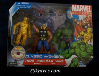 Marvel Universe X FORCE Thor Iron Man Hulk FIGURE 3.75 Pack *NEW 