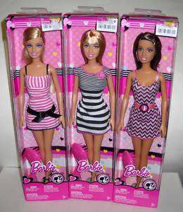 NRFB Mattel Barbie Girly Barbie, Summer & Teresa Dolls  