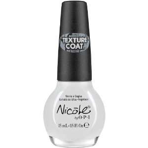  Nicole By Opi, White Texture, 0.5 Fluid Ounce Beauty