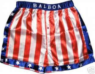 Rocky Balboa Apollo Movie Boxing American Flag Shorts 