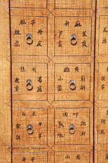 Armoire Yellow Chinese Antique Medicine Cabinet WK1271S  