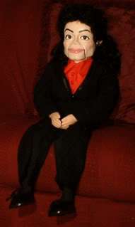 Michael Jackson Tribute Ventriloquist Doll Dummy OOAK  