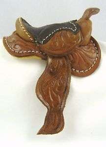 Cowboy Rodeo Western Breyer Marx Horse Miniature Saddle  