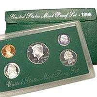 1996 S United States Mint Proof Coin Set  