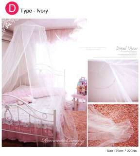 Cuty 4 Type Mosquito Net Bed Canopy Rose Bead Princess  